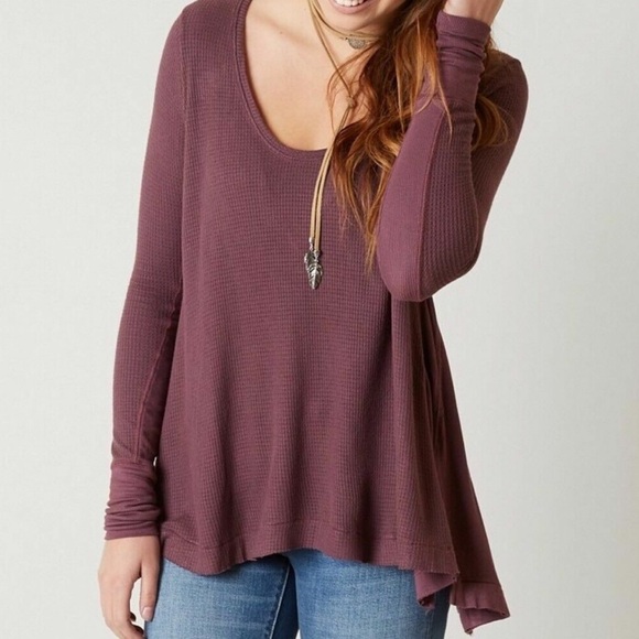 Free People Malibu Thermal - oversized soft comfy & textured - Picture 2 of 14